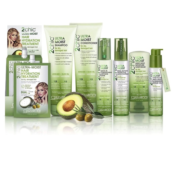 New: Giovanni 2 Chic Ultra Moist dual action protection leave in spray 4 fl oz. - Picture 9 of 13